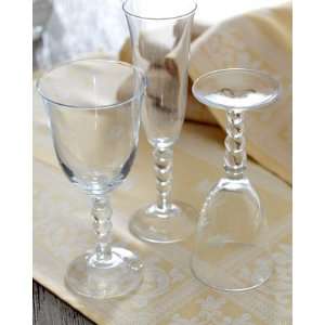 Four Perla Water Glasses 