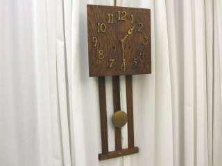 Antique Mission Style Sessions Wall Clock Early 1900s  