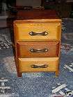 Wood Cedar Chest Trinket Box Dresser With Drawers Jewel