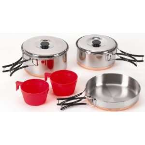  Stansport 361 Stansport Stainless 1 Person Cookset 