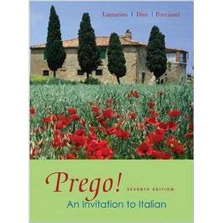 Prego An Invitation to Italian Hardcover by Graziana Lazzarino