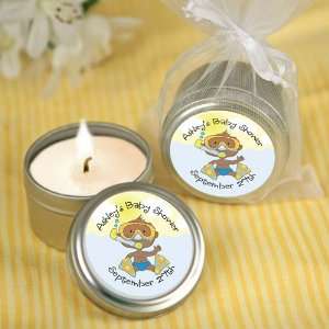   Baby & Me African American   Personalized Candle Tin Baby Shower