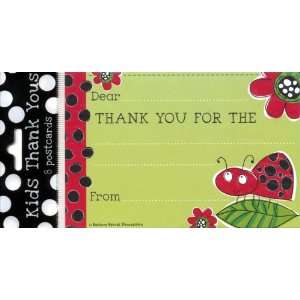  Kids Thank You Pack of 8 Postcards   Ladybug Health 