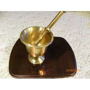  Brass Mortar and Pestle   Great for Resin Incense   8 