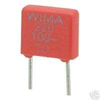 100nF 0.1uF 400V boxed polyester capacitor 15mm x  