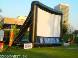 All of our movie screens from 16ft to 40ft include at least two 