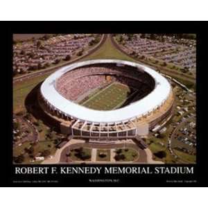   Stadium Washington Redskins Aerial Unframed Print