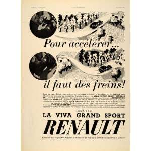   La Viva Grand Sport Vintage Car   Original Print Ad