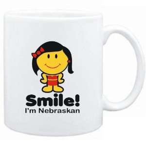 Mug White  Smile I am Nebraskan   Woman  Usa States  