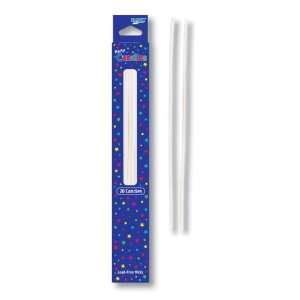  White Long Party Candles