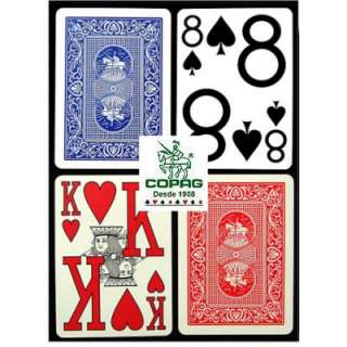 COPAG Plastic Playing Cards, Poker MAGNUM Index, BL & R  