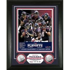  Houston Texans 2011 AFC South Division Champs Silver Coin 