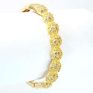 Hb449 34g Gorgeous Lady 18K Gold GP Fill Bracelet Chain  