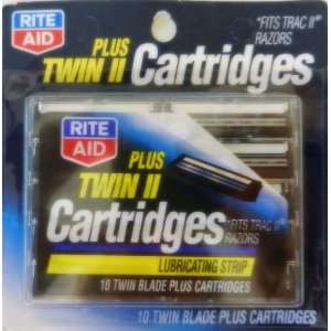  II Cartridges, 10 Twin Blade Plus Cartridges With Lubricating Strip 