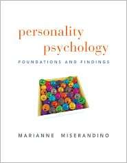 Personality Psychology Foundations and Findings, (0205857272 