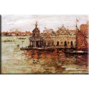  Venice View of the Navy Arsenal 30x20 Streched Canvas Art 