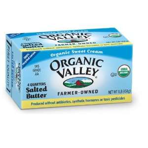 Organic Valley Salted Butter Sticks, 1 lb  Fresh