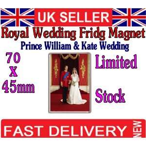 Royal Wedding Prince William & Kate Middleton Wedding Fridge Magnet 