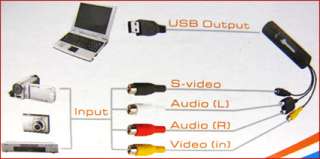   Audio Grabber Capture Adapter Windows XP / VISTA / Win 7 New  