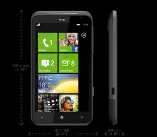 HTC Titan Windows 7.5 (Mango) 16GB Flash Memory 8MP Phone   New  