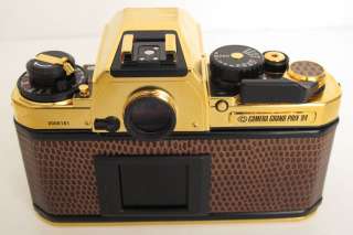 Nikon FA Gold Grand Prix 84 24K Gold Plated SLR Camera  