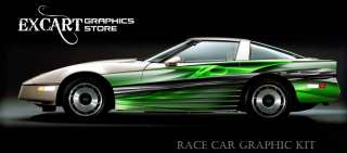 RACE CAR GRAPHICS Vinyl Decal SCCA Club Racing Graphic  