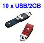 128GB Leather Flash Memory Pen Stick Thumb Drive USB  