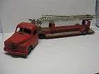   Aerial Fire Truck w/Fireball Motor Hood Opens 1951 RARE parts/resto