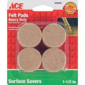  Cd/24 x 2 Ace Round Self Adhesive Felt Pad Value Pack 