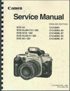 Canon Service Manual EOS Elan II, IIE; EOS 50, 50E, 55  