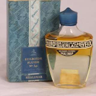 Guerlain Shalimar 2oz Stilboide Fluid vintage  