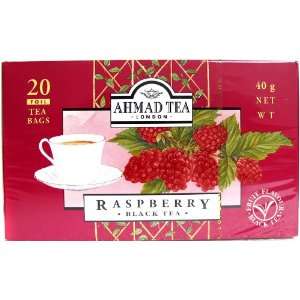 Ahmad Tea London Raspberry Black Tea   20 tea bags  