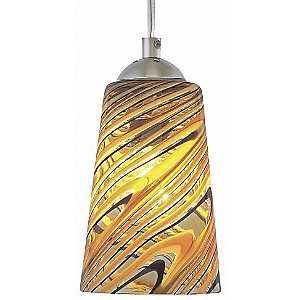  Carnevale Taupe Feather Pendant by Oggetti Luce
