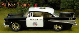   Chevrolet Bel Air Police Car Large O Scale by Kinsmart 57 Chevy  