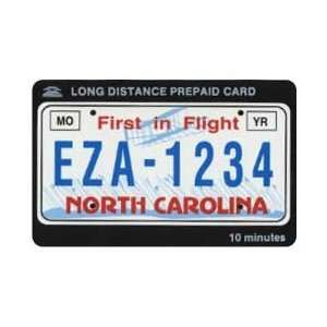 Collectible Phone Card North Carolina License Plate First In Flight 