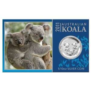    2011 Australian Koala 1/10 Troy Ounce Silver Coin 