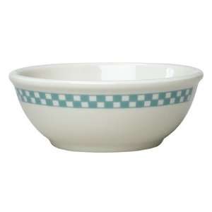  Diner Check Nappy Bowl in Turquoise [Set of 4] Kitchen 