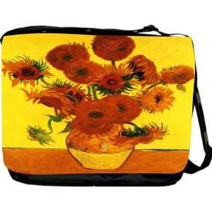  Van Gogh Art Still Life with Fifteen Sunflowers Messenger 