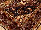 Persian Nomadic Bakhtiari Blue Brown Gold rug 6 5x9 10