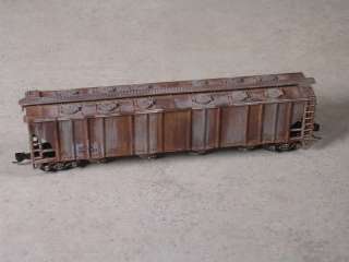 Scale 60 foot Rusted Out Hopper  