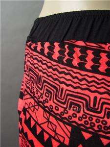 Bright and bold, these tribal printed pants are fun, with a statement 