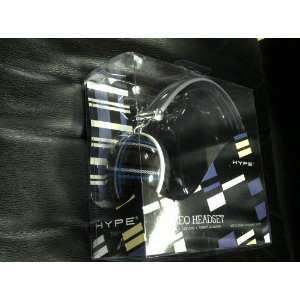 Hype Prep Dj Black and Blue Plaid Stereo Headphones/headset 3.5mm Plug