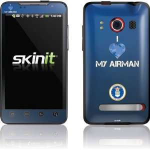  Skinit I Heart My Airman Blue Vinyl Skin for HTC EVO 4G 