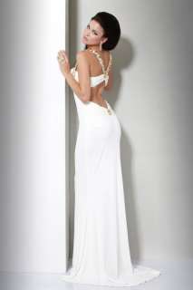 Elegant Long Evening Bridal Gown Prom Dress All Size  