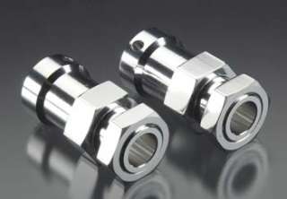 HPI Baja 5B 1/5th Buggy Silver EXT Rear Wheel Adapters  