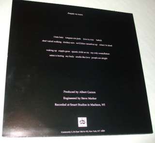 Cattle Prod Secretly Happy 1989 Vinyl w Contents Sheet  