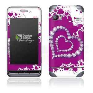  Design Skins for Samsung Wave 723   Diamond Heart Design 