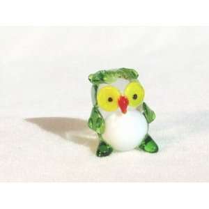  Collectibles Crystal Figurines Green Owl 