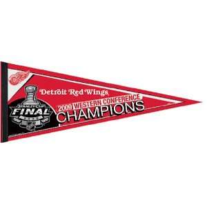 2009 Detroit Red Wings Western Conference Champions Pennant  