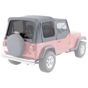 SOFT TOP, RUGGED RIDGE, FACTORY REPLACEMENT WITH DOOR SKINS, 20 MIL 